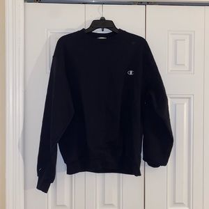 Black Champion Crewneck